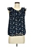 Unbranded 100% Polyester Blue Sleeveless Blouse Size M (estimated) - photo 1