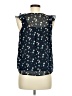 Unbranded 100% Polyester Blue Sleeveless Blouse Size M (estimated) - photo 2