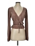 Zara Brown Long Sleeve Blouse Size S - photo 1
