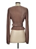 Zara Brown Long Sleeve Blouse Size S - photo 2
