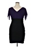 En Focus Studio Black Cocktail Dress Size 14w - photo 2