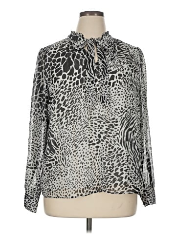 Cupcakes & Cashmere Long Sleeve Blouse (view 1)