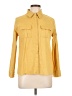 Pastel Yellow Long Sleeve Button-Down Shirt Size L - photo 1