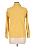 Pastel Yellow Long Sleeve Button-Down Shirt Size L - photo 2