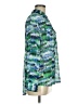 TWO by Vince Camuto 100% Polyester Print Green Long Sleeve Blouse Size M - photo 4