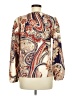 Unbranded 100% Polyester Paisley Ivory Long Sleeve Blouse Size M - photo 2