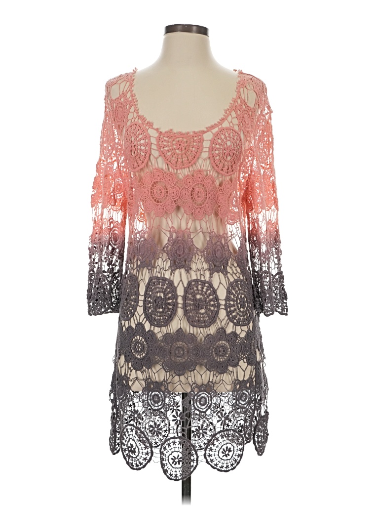 Pre-owned Assorted Brands Swimsuit Cover Up In Pink