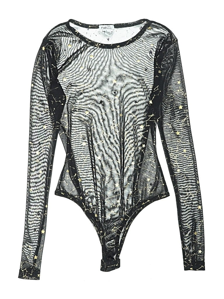 Pre-owned Rue21 Bodysuit In Black