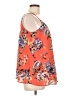 Doe & Rae 100% Polyester Orange Sleeveless Blouse Size L - photo 4
