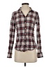 J.Crew Plaid Red Long Sleeve Button-Down Shirt Size 2 - photo 1