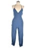 ChicMe 100% Polyester Solid Blue Jumpsuit Size M - photo 1
