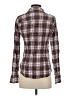 J.Crew Plaid Red Long Sleeve Button-Down Shirt Size 2 - photo 2