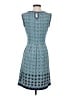 Max Studio Argyle Blue Casual Dress Size S - photo 2