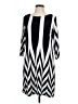 Forever Chevron-herringbone Black Casual Dress Size L - photo 1