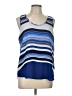 Violet & Claire 100% Polyester Blue Sleeveless Blouse Size L - photo 1
