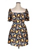 Bebop 100% Polyester Print Yellow Casual Dress Size XL - photo 1