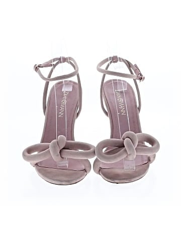 Zimmermann Suede Oro Sculptural Bow Sandals (view 2)