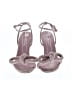 Zimmermann Gray Pink Suede Oro Sculptural Bow Sandals Size EU 39 - photo 2