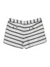 Elle 100% Polyester Stripes Black Shorts Size 14 - photo 2