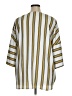 Primark 100% Polyester Stripes Yellow 3/4 Sleeve Blouse Size 16 - photo 2
