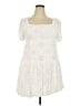Rewind 100% Rayon White Casual Dress Size XXL - photo 1
