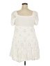 Rewind 100% Rayon White Casual Dress Size XXL - photo 2