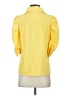 Unbranded 100% Polyester Yellow 3/4 Sleeve Blouse Size XS - photo 2