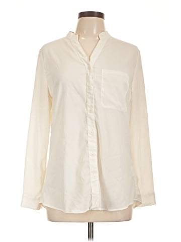 Elizabeth & Clarke Long Sleeve Button-Down Shirt (view 1)