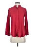 Ann Taylor 100% Polyester Red Long Sleeve Blouse Size XS - photo 1