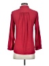 Ann Taylor 100% Polyester Red Long Sleeve Blouse Size XS - photo 2