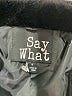 Say What? 100% Polyester Black Faux Fur Jacket Size S - photo 6