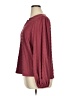 Nine West Burgundy Long Sleeve Blouse Size XL - photo 5