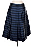 Halogen Stripes Blue Casual Skirt Size 8 - photo 1