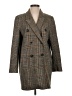 Zara Basic 100% Polyester Houndstooth Brown Coat Size S - photo 1