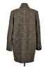 Zara Basic 100% Polyester Houndstooth Brown Coat Size S - photo 2