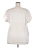 TanJay 100% Polyester Ivory Short Sleeve Top Size 2X - photo 2