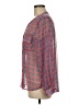 Collective Concepts 100% Polyester Red Long Sleeve Blouse Size M - photo 5