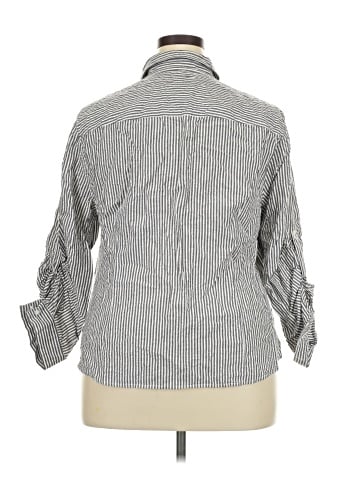 Norton McNaughton 3/4 Sleeve Button-Down Shirt (view 2)