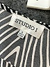 Studio 1 Chevron-herringbone Black Casual Dress Size S - photo 7