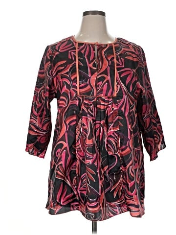 Jessica London 3/4 Sleeve Blouse (view 1)