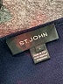 St. John Blue Wool Blazer Size L - photo 7