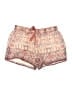 Joie 100% Silk Print Red Shorts Size XS - photo 1