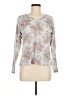 Flora Nikrooz Gray Long Sleeve Blouse Size M - photo 1