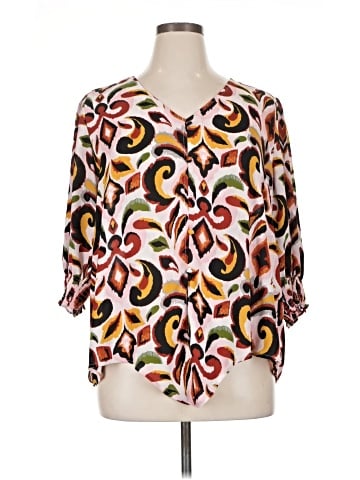 Hope & Harlow 3/4 Sleeve Blouse (view 1)