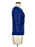 Express Stripes Blue 3/4 Sleeve Top Size M - photo 4
