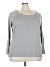 French Laundry Gray 3/4 Sleeve Top Size 3X - photo 1