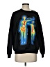 Shein 100% Polyester Graphic Black Sweatshirt Size 2 - photo 1