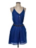 XXI 100% Polyester Blue Casual Dress Size S - photo 1