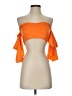 Shein 100% Polyester Orange Short Sleeve Top Size S - photo 1