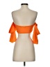 Shein 100% Polyester Orange Short Sleeve Top Size S - photo 2